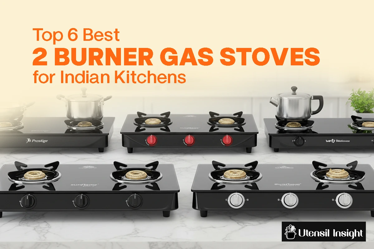 Top 6 Best 2 Burner Gas Stoves in India: Glass Top & Stainless Steel 1 2 burner gas stove